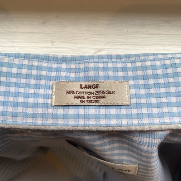 Peter Millar L Cotton Silk dress shirt - Picture 5 of 6